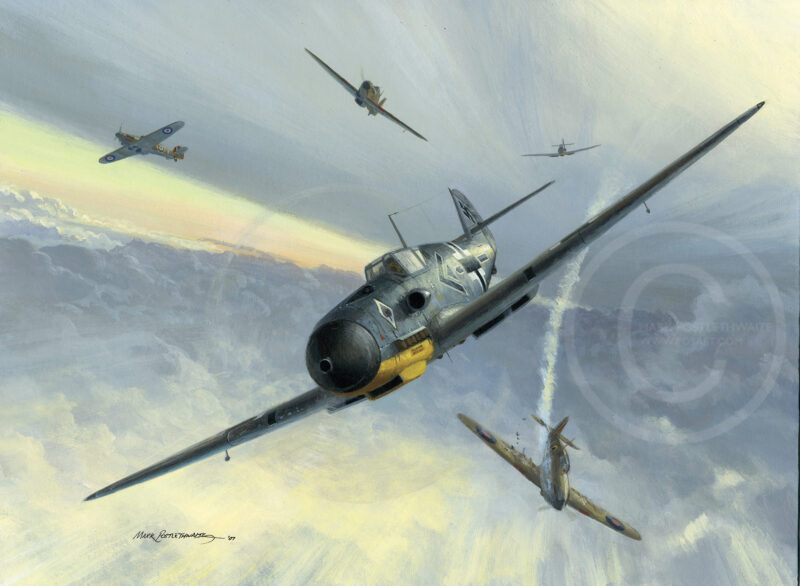 Combat over Malta (Original) SOLD